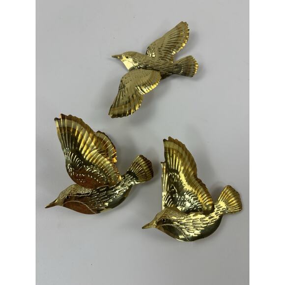 Luxe Gold Bird Wall Decor Set - Picture 8 of 13